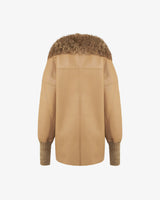 ELISE - Midi Shearling over coat