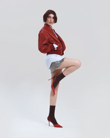 GILDA - Giubbotto bomber oversize in pelle
