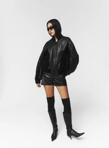 CORINNE - Giubbotto bomber in pelle