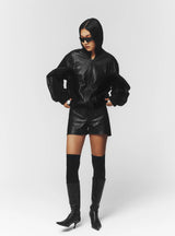 CORINNE - Giubbotto bomber in pelle
