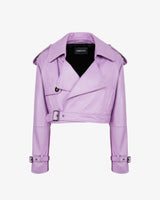 RAY - Leather cropped Trench