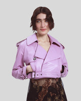 RAY - Trench corto in pelle