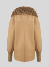 ELISE - Midi Shearling over coat