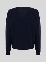 PENNY -  Blue V neckline Sweater