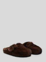 LILLIAN - Mink Slippers