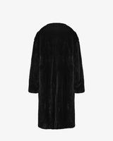 ANNABELLE - MINK LONG OVER COAT W/REVERS COLLAR