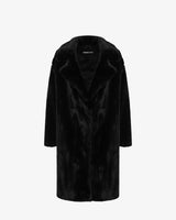 ANNABELLE - MINK LONG OVER COAT W/REVERS COLLAR