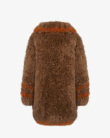 CRAZY - LAMB LONG COAT W/PATCH POCKET
