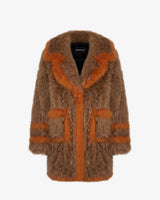 CRAZY - LAMB LONG COAT W/PATCH POCKET