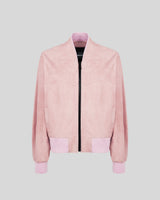 GILDA - Suede Oversized bomber jacket