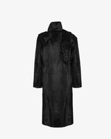 LUCREZIA KID - KID LAMB LONG COAT W/SCARF COLLAR