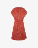 MARIA CARLA - MONGOLIA SUPER LONG GILET W/BELT