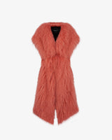 MARIA CARLA - MONGOLIA SUPER LONG GILET W/BELT