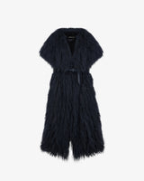 MARIA CARLA - MONGOLIA SUPER LONG GILET W/BELT