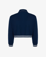 SUZANNE - WOOL KNIT CROPPED POLO