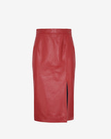 SYLVIE SKIRT - LEATHER