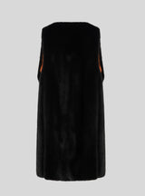 SIMONE - Mink midi Gilet