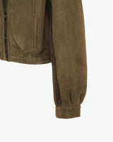 AMBER - Suede Shearling Jacket