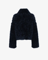 BEX - SHEARLING REVERSIBLE JACKE W/BI COLLAR