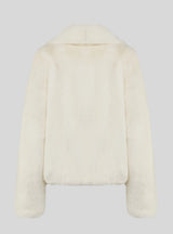 CHIARA - Mink short oversized Jacket