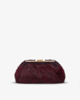 MIRANDA - Fox Burgundy Clutch Bag