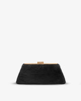 MIRANDA - Mink Black Clutch Bag