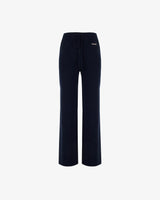 CORA - Burgundy cashmere palazzo pants