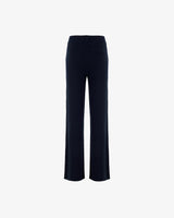 CORA - Burgundy cashmere palazzo pants
