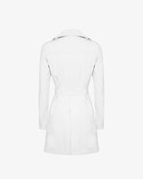 DORA - Leather midi Trench