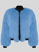 GILDA - Sky oversized Fox bomber