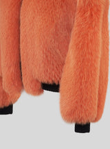 GILDA - Orange oversized Fox bomber