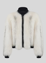 GILDA - Marble oversized Fox bomber