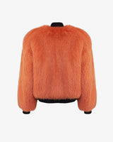 GILDA - Orange oversized Fox bomber
