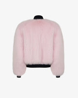 GILDA - Pink  oversized Fox bomber