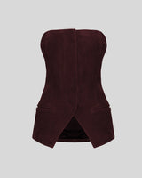 ISA - Suede bustier