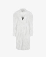 LUCREZIA -  MONGOLIA LONG COAT W/SCARF COLLAR