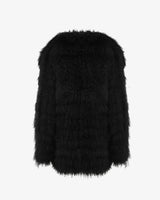 MARA - Oversized Midi stripped coat