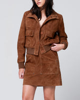 MATY - SUEDE BOMBER JACKET