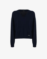 PENNY -  Blue V neckline Sweater