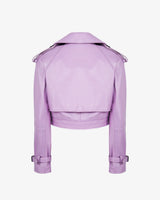 RAY - Leather cropped Trench