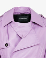 RAY - Leather cropped Trench