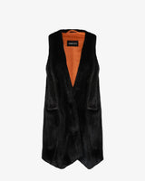 SIMONE - Mink midi Gilet