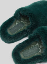 EVELYN - Mink Slippers