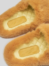 EVELYN - Mink Slippers