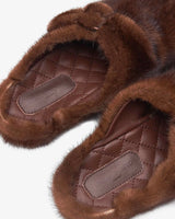 LILLIAN - Mink Slippers